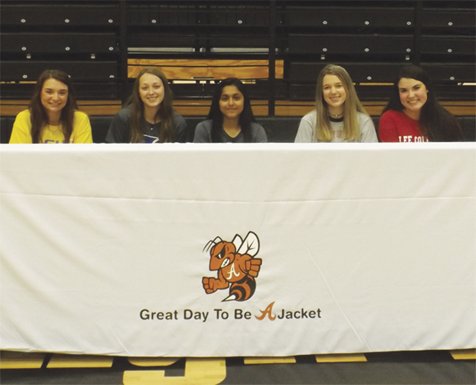 AHS student-athletes ink collegiate letters